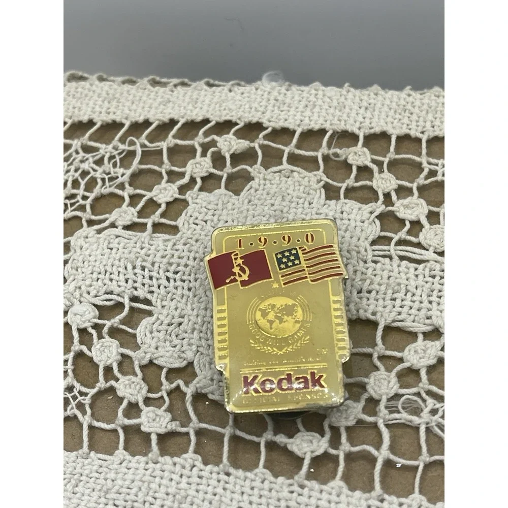 Seattle Goodwill Games 1990 Souvenir Lapel Pin Kodak Official Sponsor
